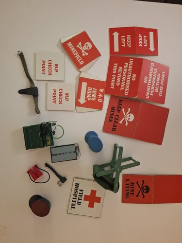 Vintage action man spares - action,