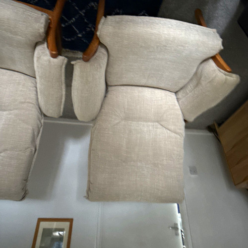 Ercol 1960s beige polyester - ercol,