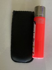 Clipper Reusable Refillable Lighter Plus Leather Case.