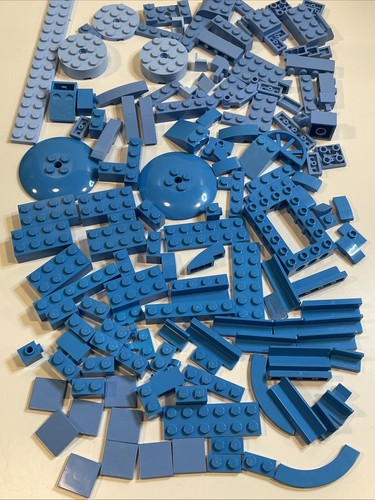 Lego mixed job lot blue - mixed,