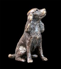 Spaniel Sitting Bronze
