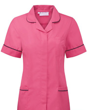 Ladies Rosita Pink Nurse Tunic Healthcare Hospital Dental Doctor Beauty Top SPA