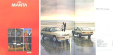 Opel Manta GT/J Berlinetta 1982-83 Original UK Sales Brochure Pub. No. V2598