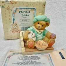 Cherished Teddies - Little Jack Horner -I'm Plum Happy You're My Friend - 624780