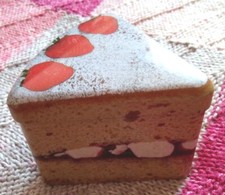 Cake Slice Shaped Tin - Good Enough To Eat - Victoria Strawberry Sponge Sandwich
