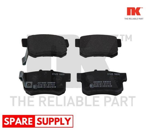 Brake pad set disc - pad,