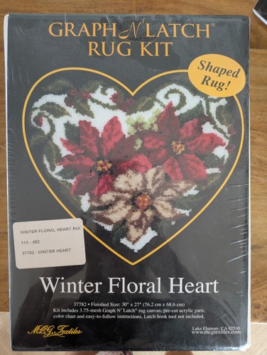 Winter floral heart - winter,