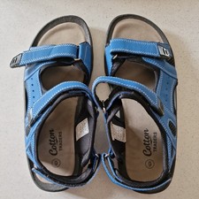 NEW ladies COTTON TRADERS blue size 6 strappy sandals UK 6