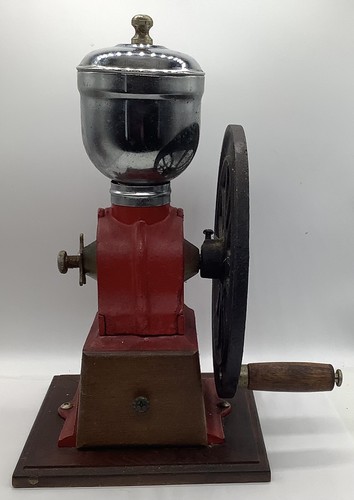 Vintage cast iron hand - cast, crank