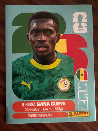 Panini world cup - world, idrissa