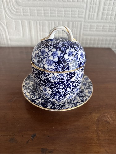 Antique coalport calico prunus - coalport,