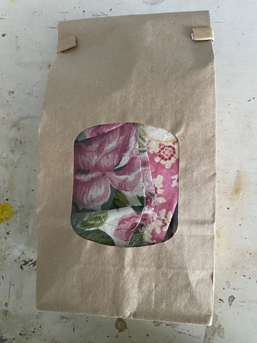 Bag genuine vintage linen - genuine,