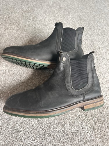 Classic barbour black leather - classic,