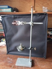 Retort Stand Vintage G&G With Lab Test Tube Clamps Upcycling Science Collectable