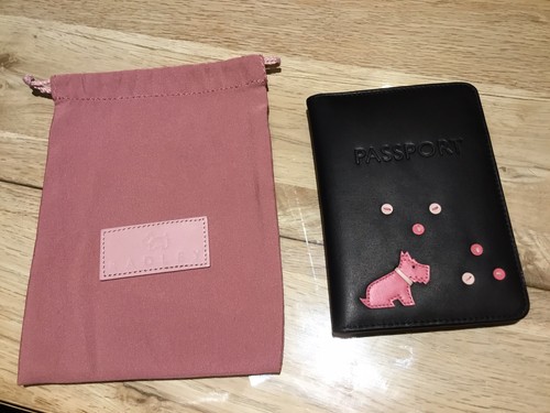Radley black passport - passport, holder