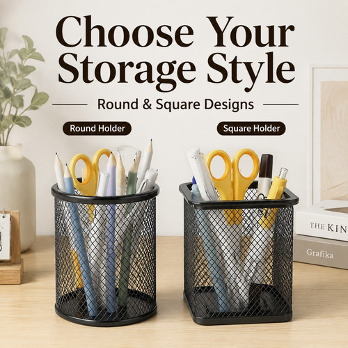 Metal mesh waste paper bin - metal,