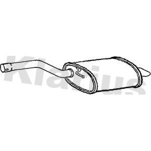 Klarius tail pipe with - tail, back