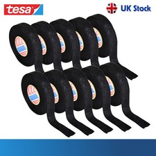 TESA 51608 Adhesive Fleece Tape Fabric Wirnig Loom Harness 19mm 15m Pack of 10 