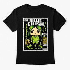 Billie Eilish Bad Guy Comic Edition Unisex Adults & Kids T-Shirt