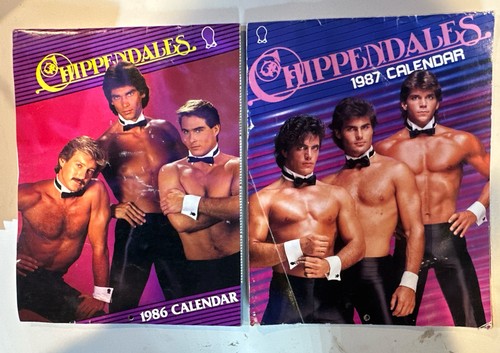 Vintage chippendales calendars - chippendales,
