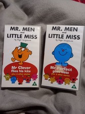 Mr Men.vhs.  VHS Videos x 2