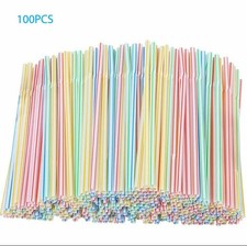 100 Straws Flexible Bendy