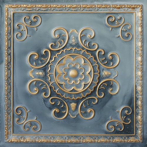 Embellished tin tiles - embellished,