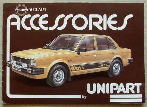 Triumph acclaim accessories - accessories, by