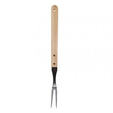 BBQ Steel Fork with Wooden