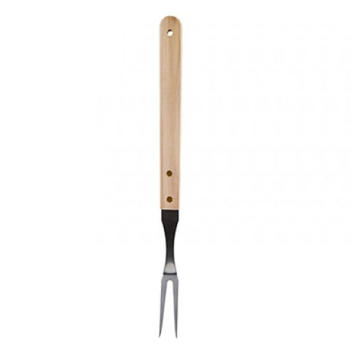 Bbq steel fork with wooden - bbq,