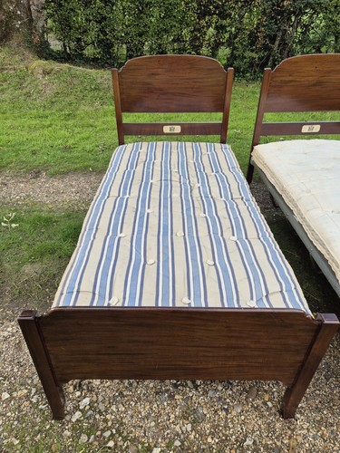 Antique hardwood single - hardwood, bed