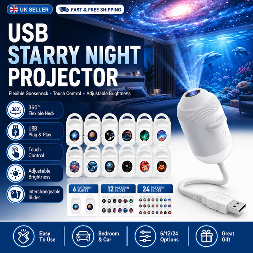 Galaxy projector night light - galaxy,
