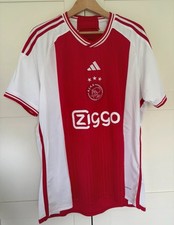 Ajax 2023/2024 Home Adidas Football Shirt Size XL Slim Fit Authentic