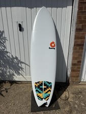Torq Mod Fish 6’3” Epoxy Surfboard - Only Used 3x - FCS Tri-Fin – RRP £425