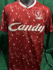 Liverpool Retro Home Shirt 1989/91 Large Official Rare