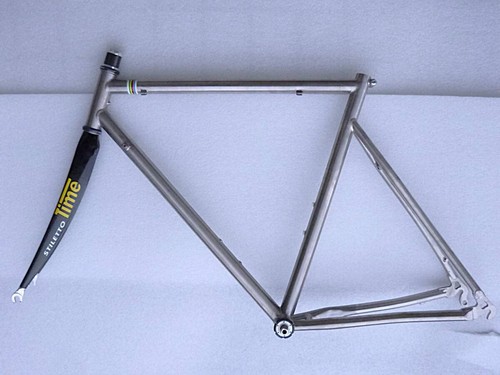 Titanium frame time fork - time,