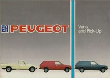 Peugeot 305 Van & 504 Pick-Up