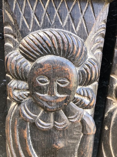 Panels antique carved oak - panels,