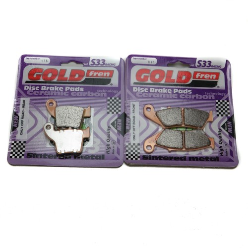 Goldfren s33 brake pads - brake, front