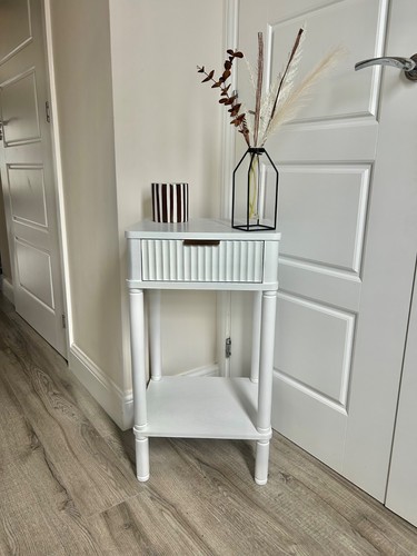 Small side table with - side, drawer
