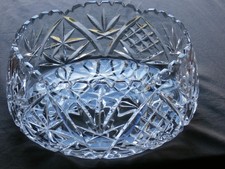 Vintage Cut Crystal  7.5"