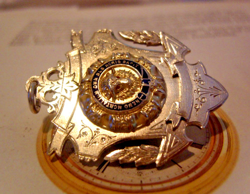Masonic pocket watch - pocket, chain