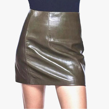 ZARA Mini Skirt  Brown/Olive