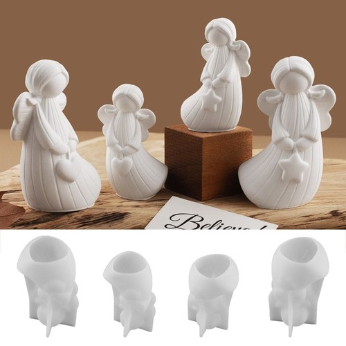 2pcs silicone angel sculptures - 2pcs,