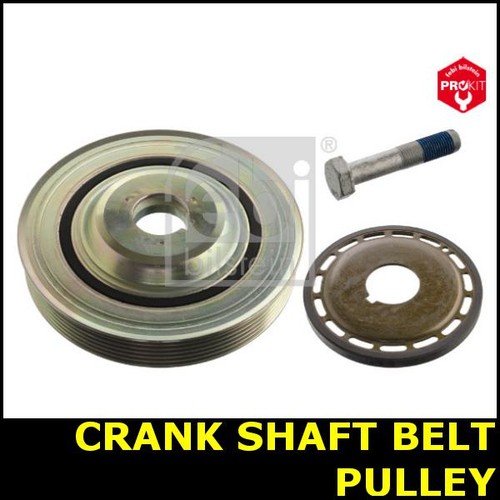 Crankshaft belt pulley - crankshaft,