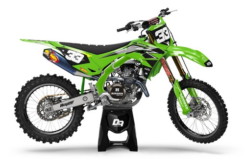 Kawasaki motocross decals - motocross, mx