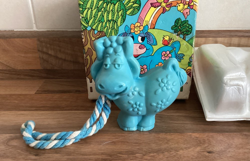 Vintage avon blue moo - avon,