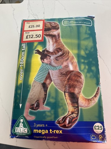 Giant inflatable dinosaur 6ft - inflatable,