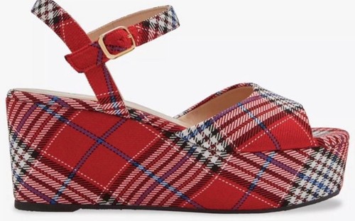Mulberry holly wedge tartan - mulberry,
