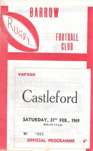Barrow castleford rugby - castleford,